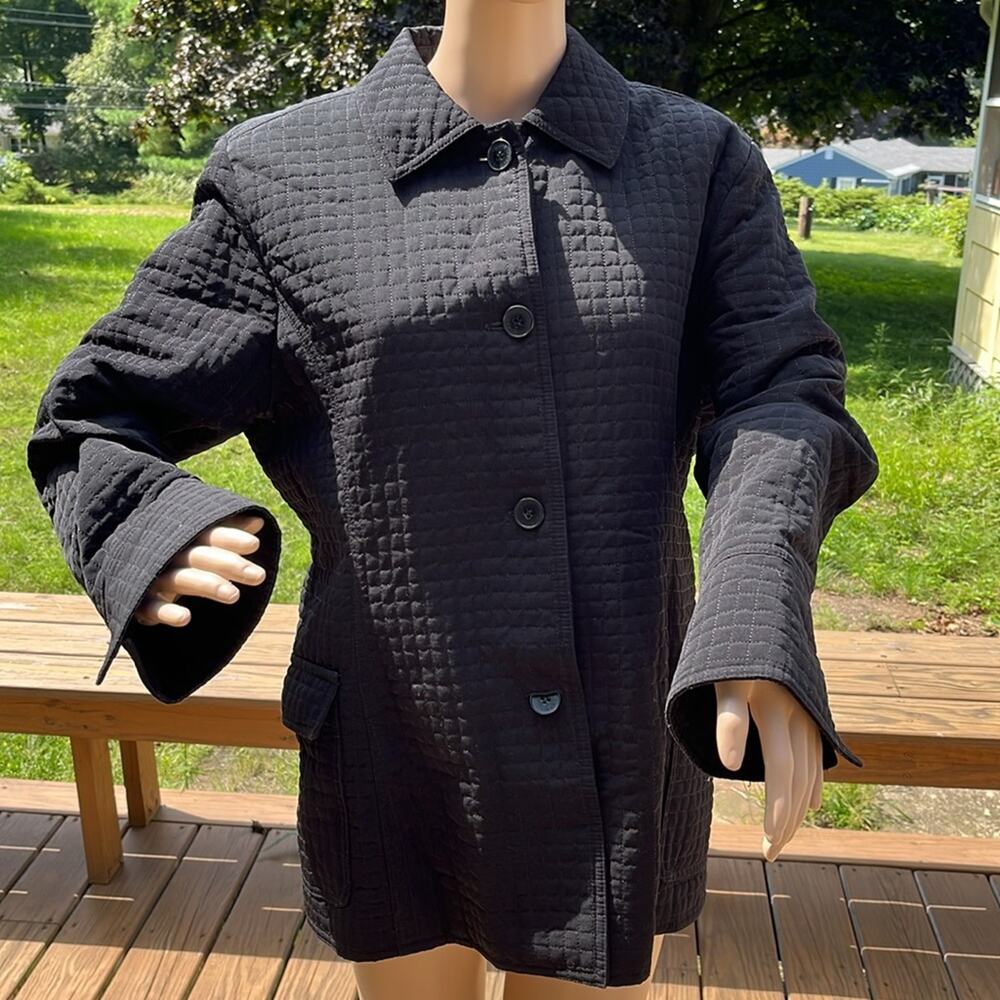 ESprit quilted jacket black large